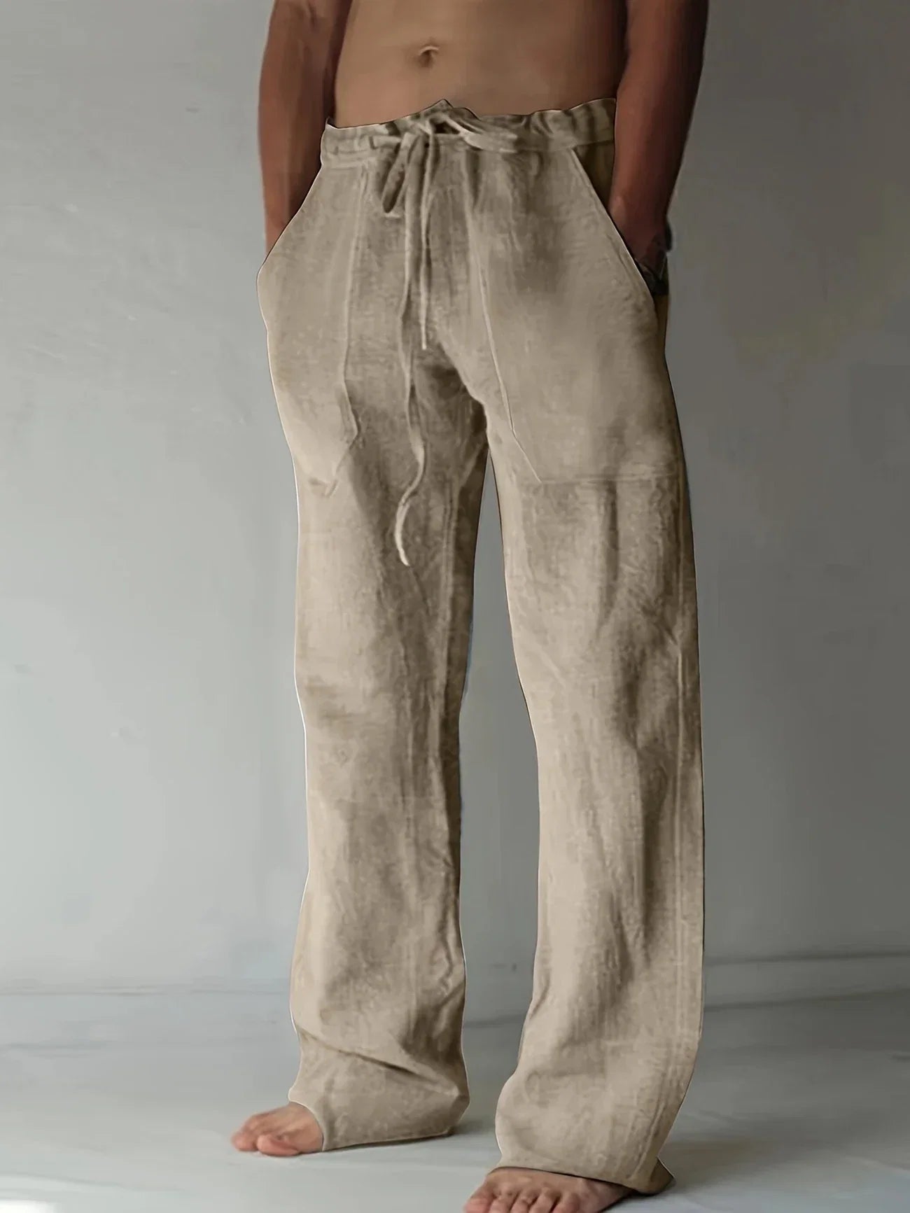 Arthur | Herren Lockere Leinen Baggy Hose