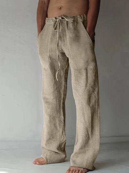 Arthur | Herren Lockere Leinen Baggy Hose