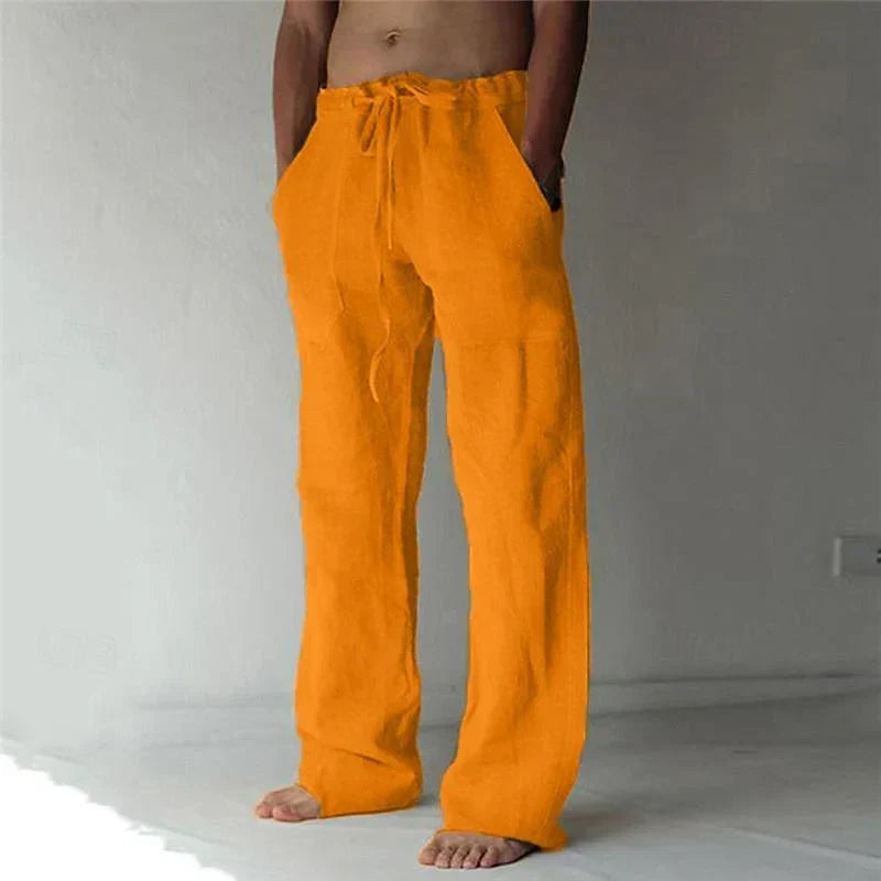 Arthur | Herren Lockere Leinen Baggy Hose