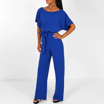 Elijah | Belted Wide-Leg Jumpsuit