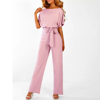 Elijah | Belted Wide-Leg Jumpsuit
