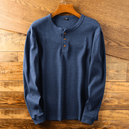 Men's Soft Henley Neck Shirt