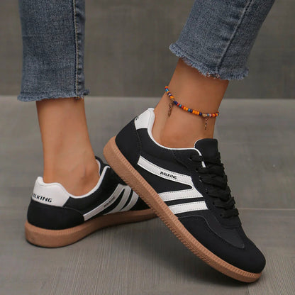 Barfußschuhe Damen mit Niedrigem Schnitt und Vorderer Schnürung