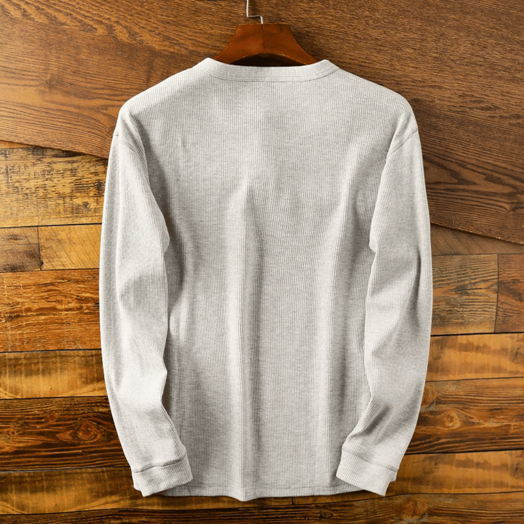 Men's Soft Henley Neck Shirt