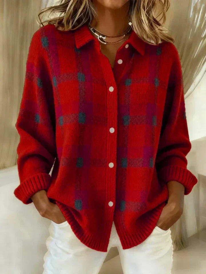 Danique | Soft Checked Button-Up