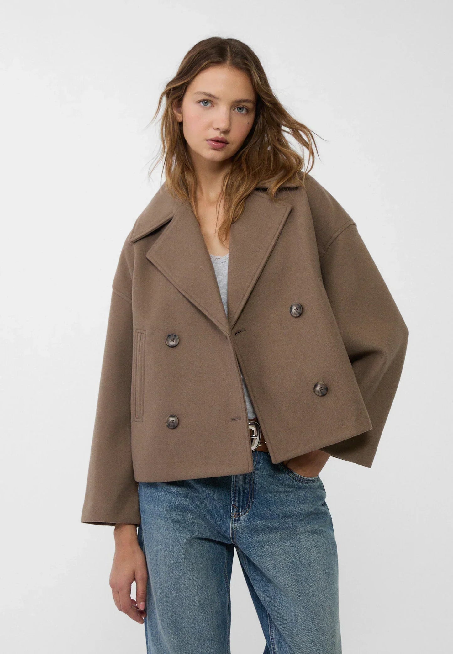 Damen Jacke mit Zweireihige & Elegant Locker | Fudus