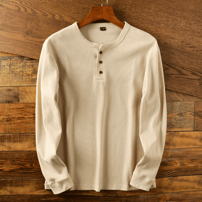 Men's Soft Henley Neck Shirt