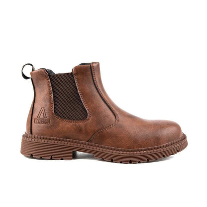 Chelsea Sicherheitsstiefel Damen mit Stahlkappe und seitlichem Gummizug