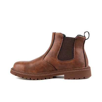 Chelsea Sicherheitsstiefel Damen mit Stahlkappe und seitlichem Gummizug