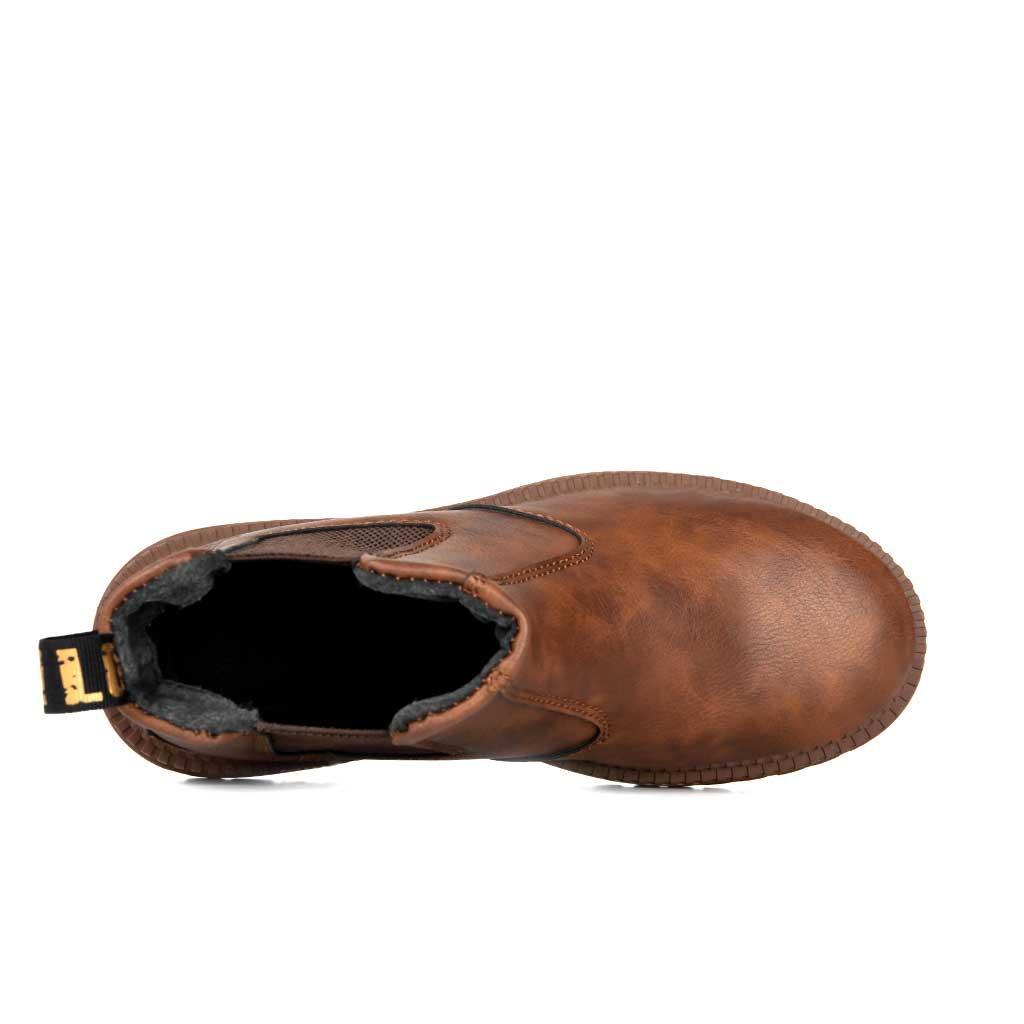 Chelsea Sicherheitsstiefel Damen mit Stahlkappe und seitlichem Gummizug