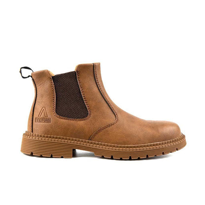 Chelsea Sicherheitsstiefel Damen mit Stahlkappe und seitlichem Gummizug