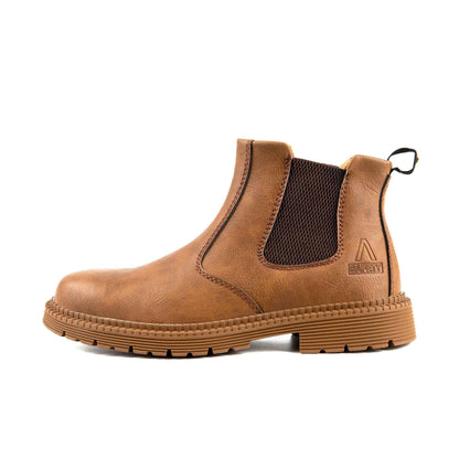 Chelsea Sicherheitsstiefel Damen mit Stahlkappe und seitlichem Gummizug