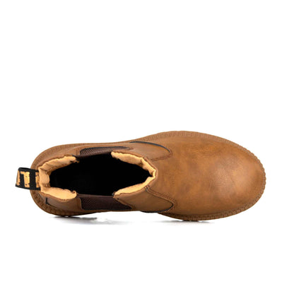Chelsea Sicherheitsstiefel Damen mit Stahlkappe und seitlichem Gummizug