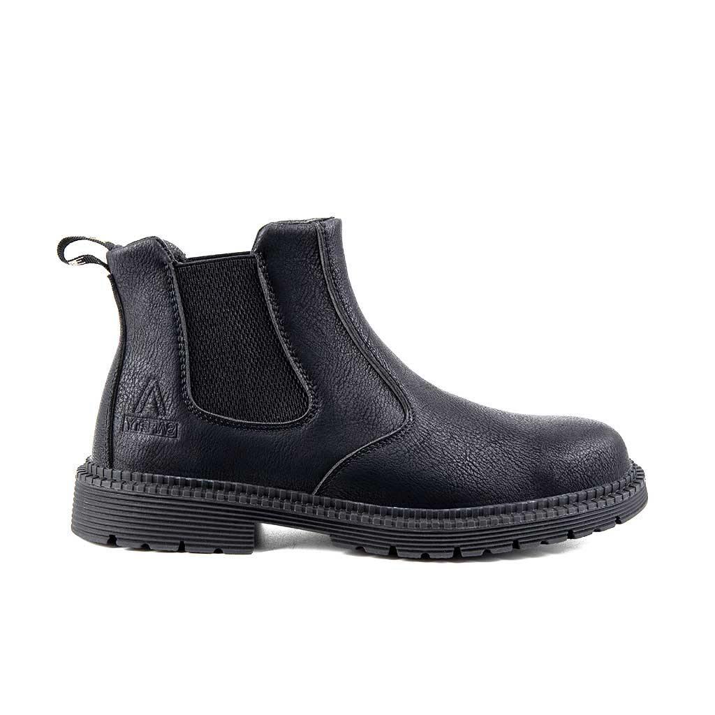 Chelsea Sicherheitsstiefel Damen mit Stahlkappe und seitlichem Gummizug