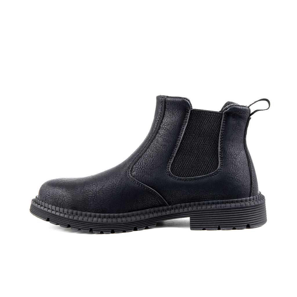 Chelsea Sicherheitsstiefel Damen mit Stahlkappe und seitlichem Gummizug