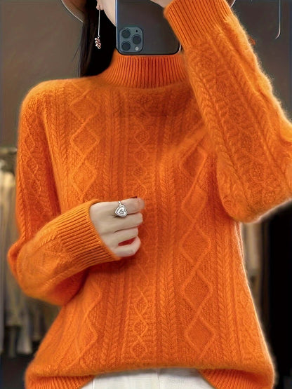Women's Cozy Knit Pullover Sweater