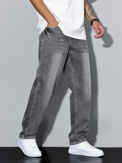 Daan | Effen kleur casual heren jeans