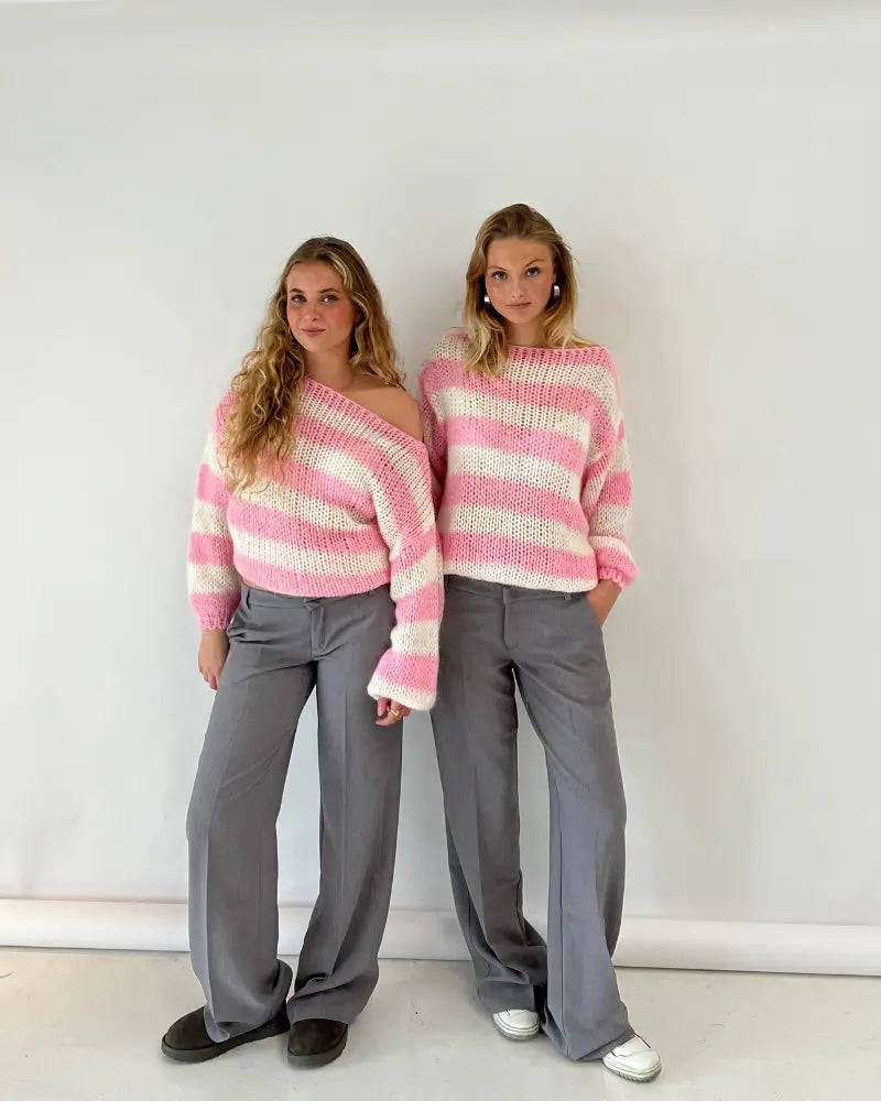 Juna | Damen asymmetrischer strukturierter Pullover