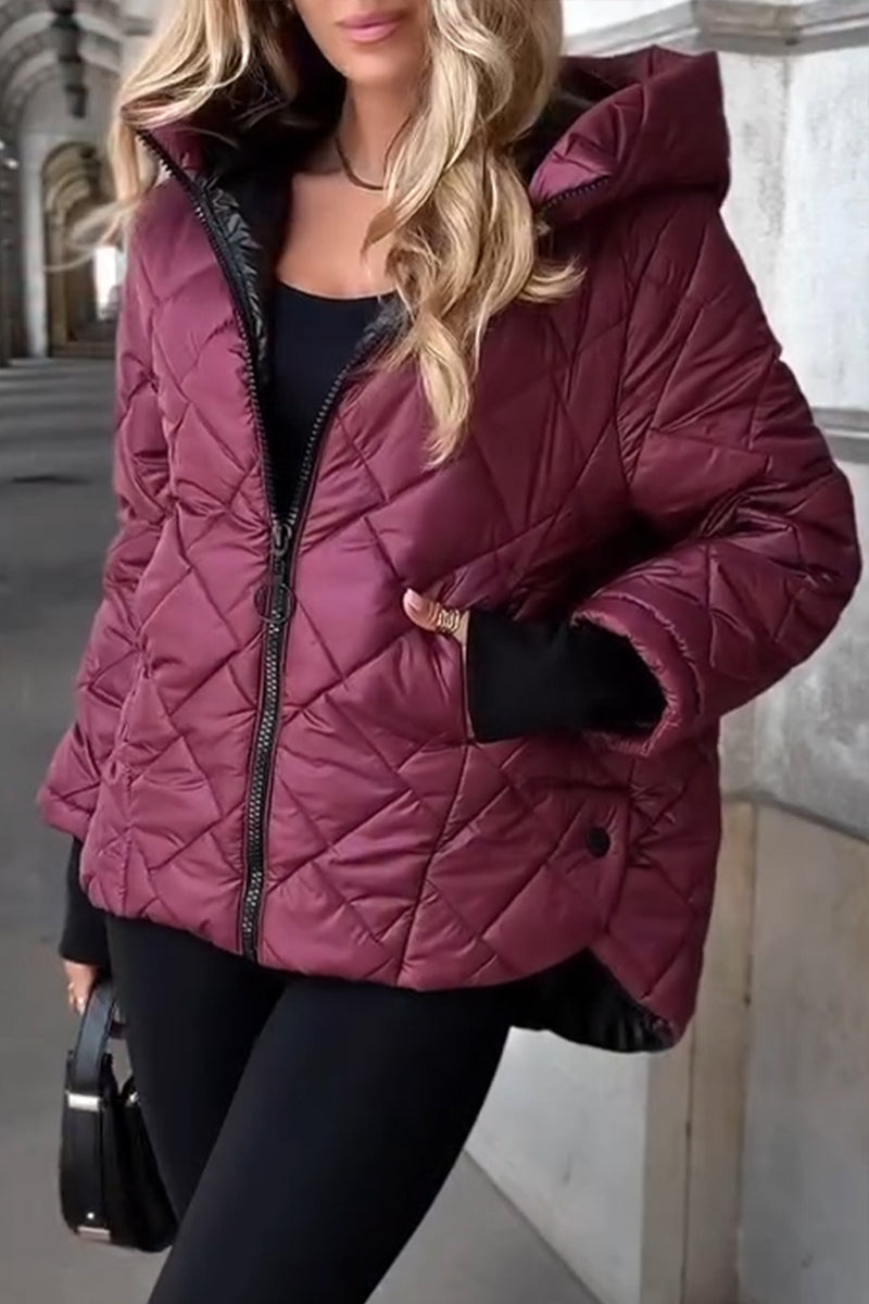 Runa | Damen Gesteppte Stehkragen Steppjacke