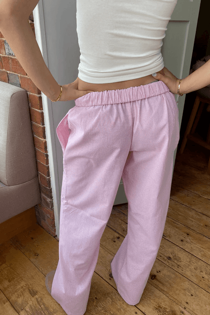 Damen Hose mit elastischem Bund und Seitentaschen