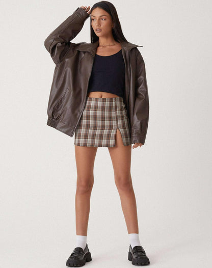 Damen Jacke mit Reißverschluss und elastischen Bündchen