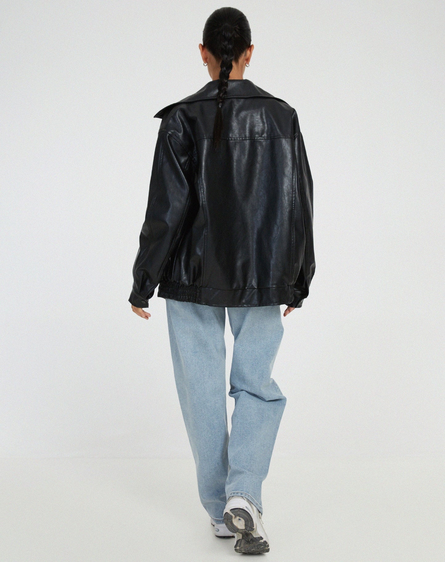 Damen Jacke mit Reißverschluss und elastischen Bündchen