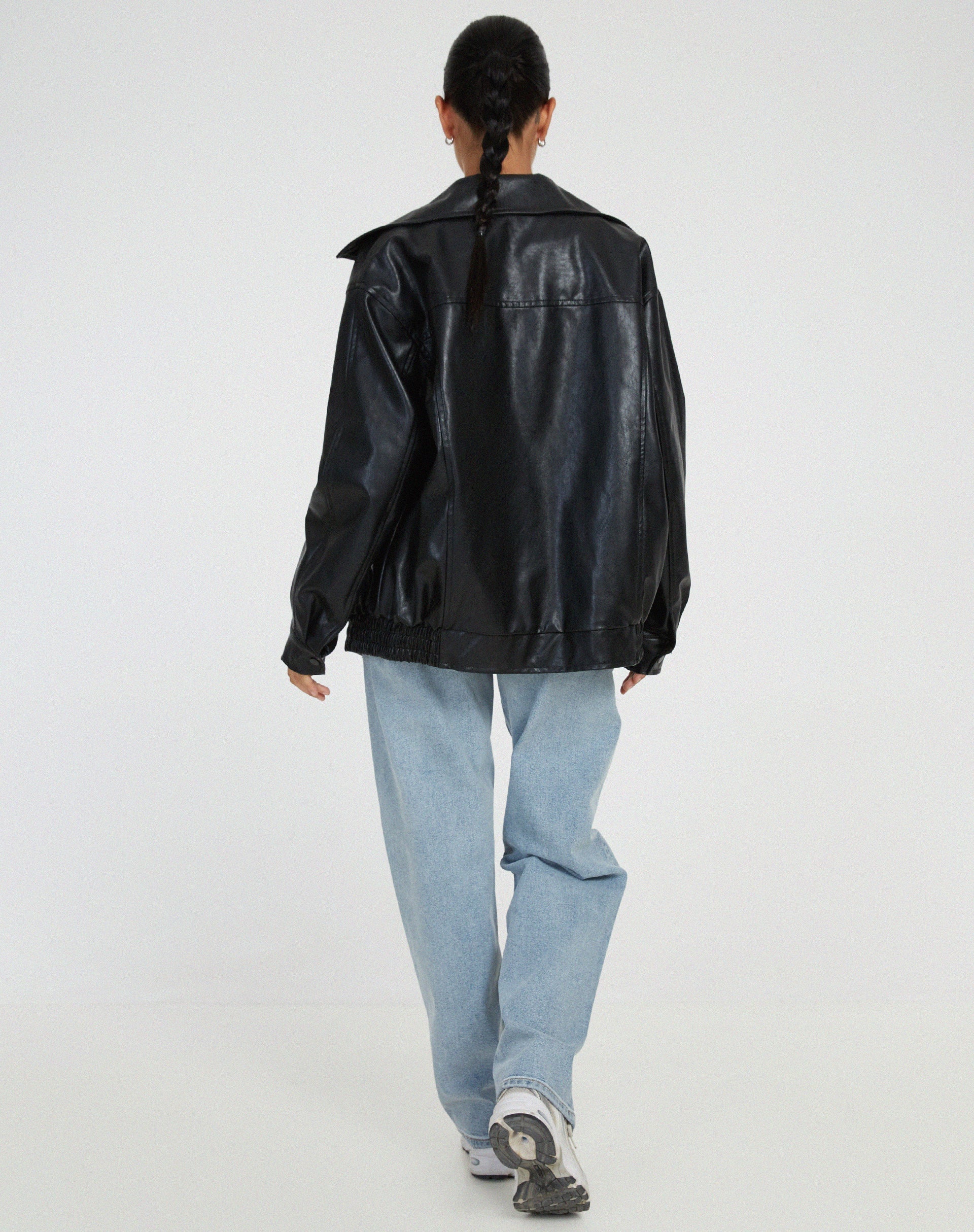 Damen Jacke mit Reißverschluss und elastischen Bündchen