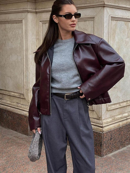Freya | Damen sportlich glatte Reißverschluss-Jacke