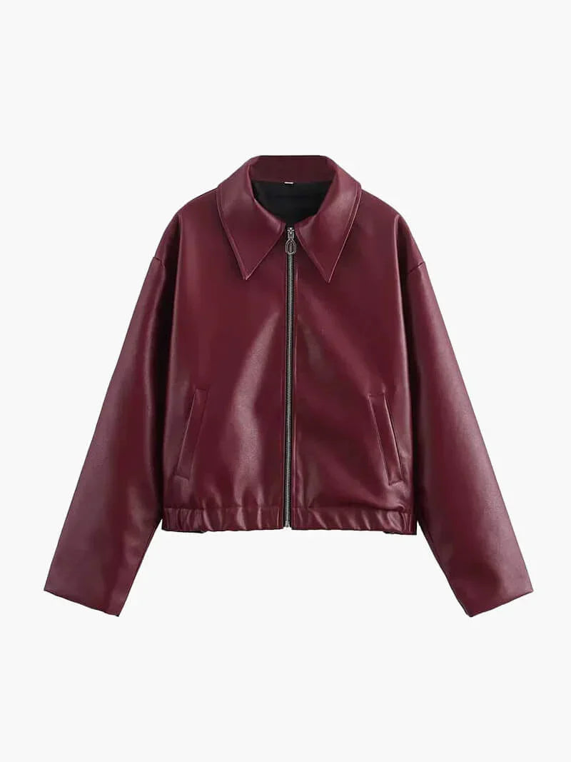 Freya | Damen sportlich glatte Reißverschluss-Jacke
