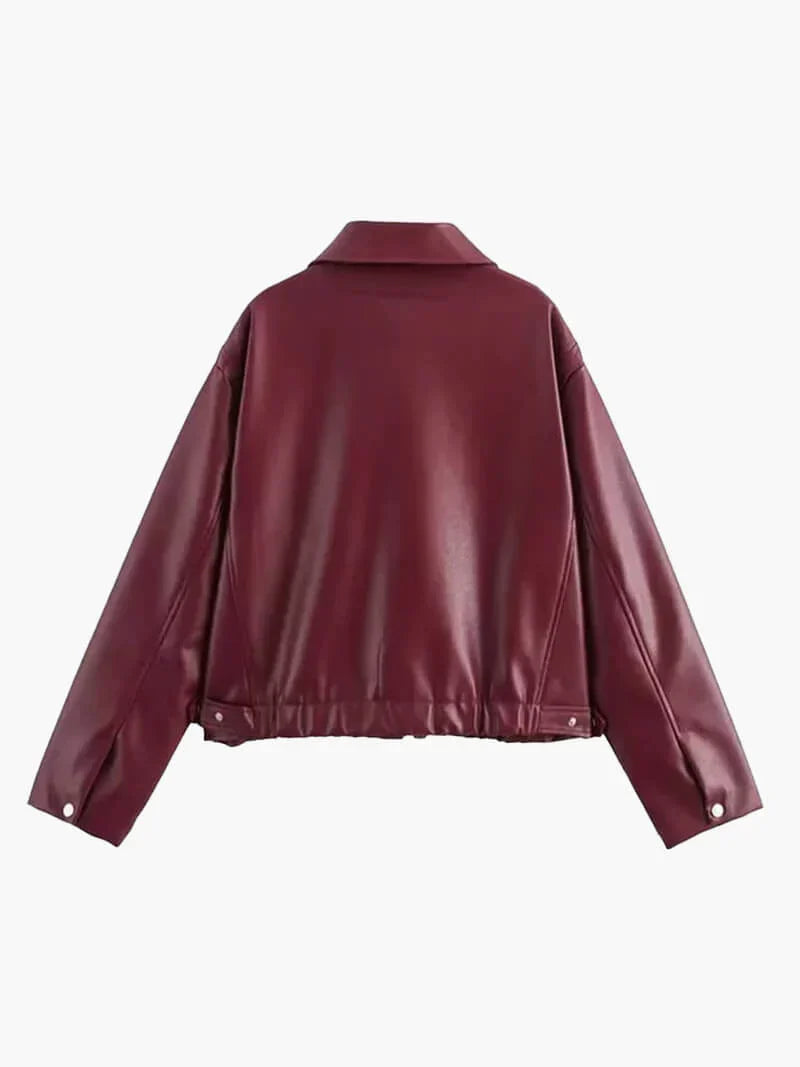 Freya | Damen sportlich glatte Reißverschluss-Jacke