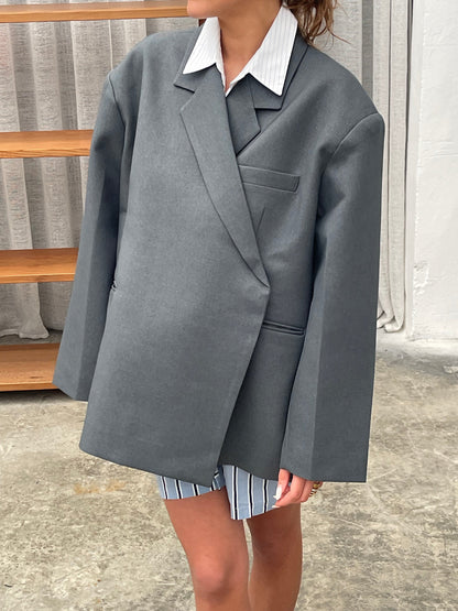 Vivienne | Damen Taillierte Reverskragen Blazerjacke
