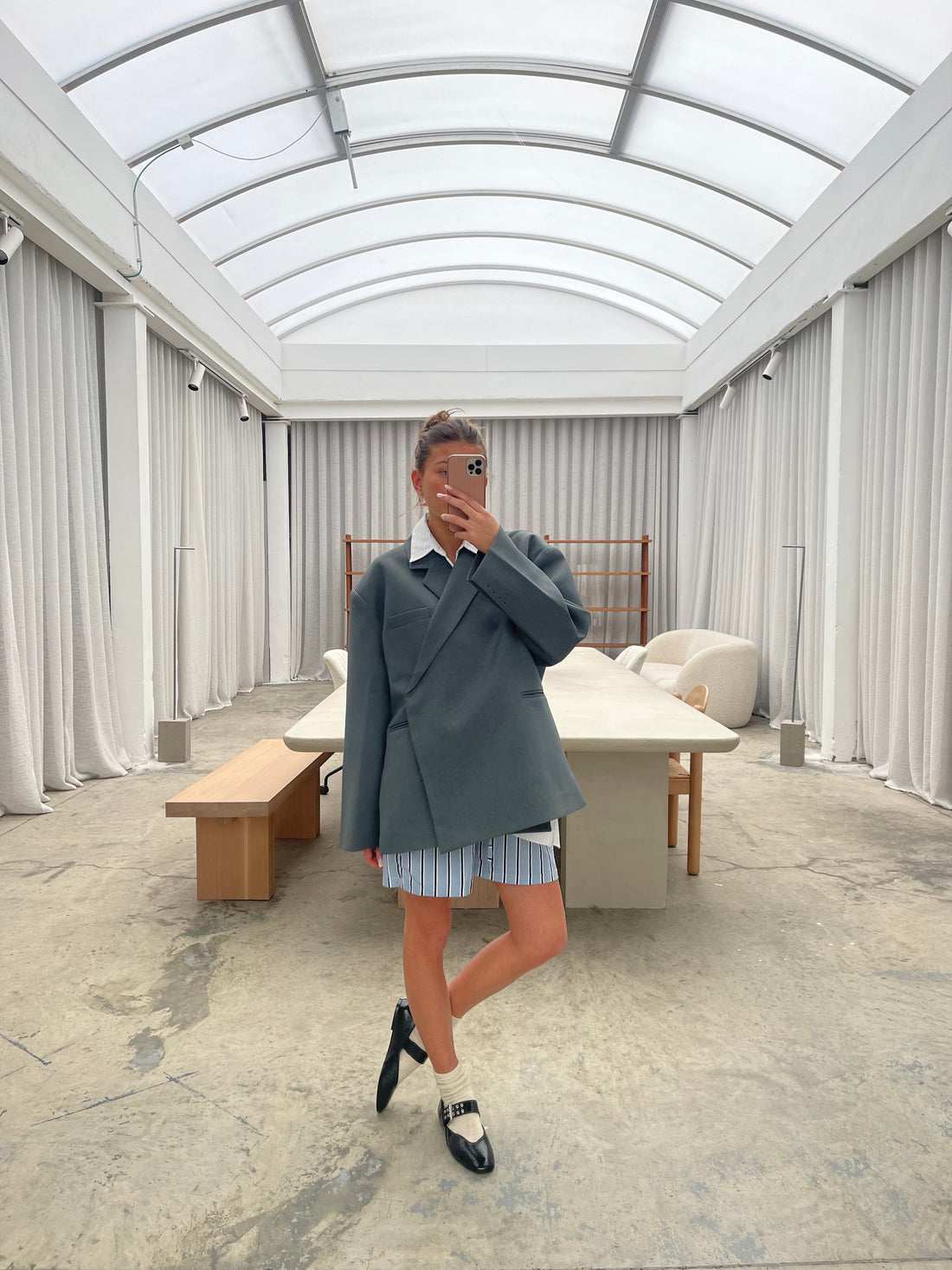 Vivienne | Damen Taillierte Reverskragen Blazerjacke