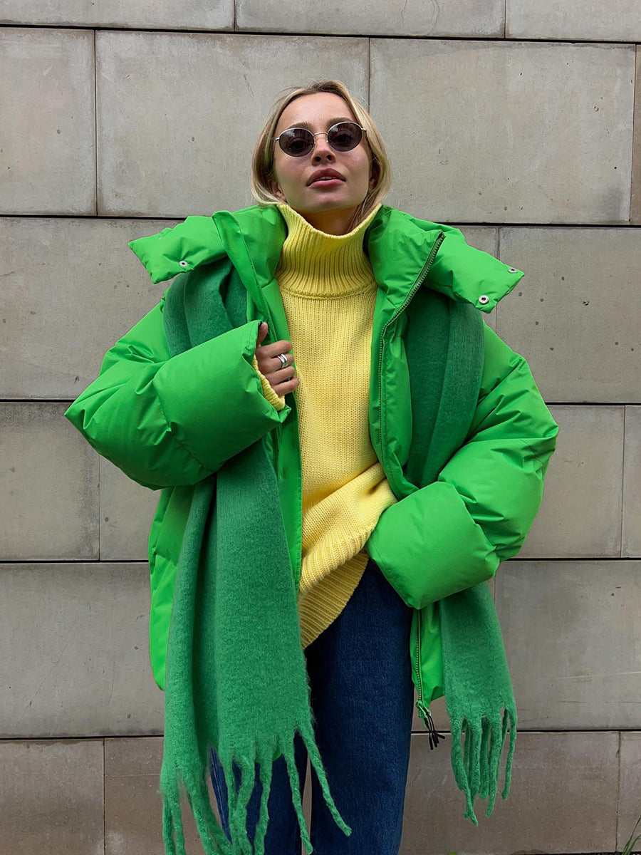 Ingrid | Damen Gesteppte Kapuzen Winterjacke
