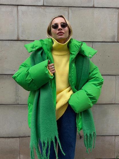 Ingrid | Damen Gesteppte Kapuzen Winterjacke