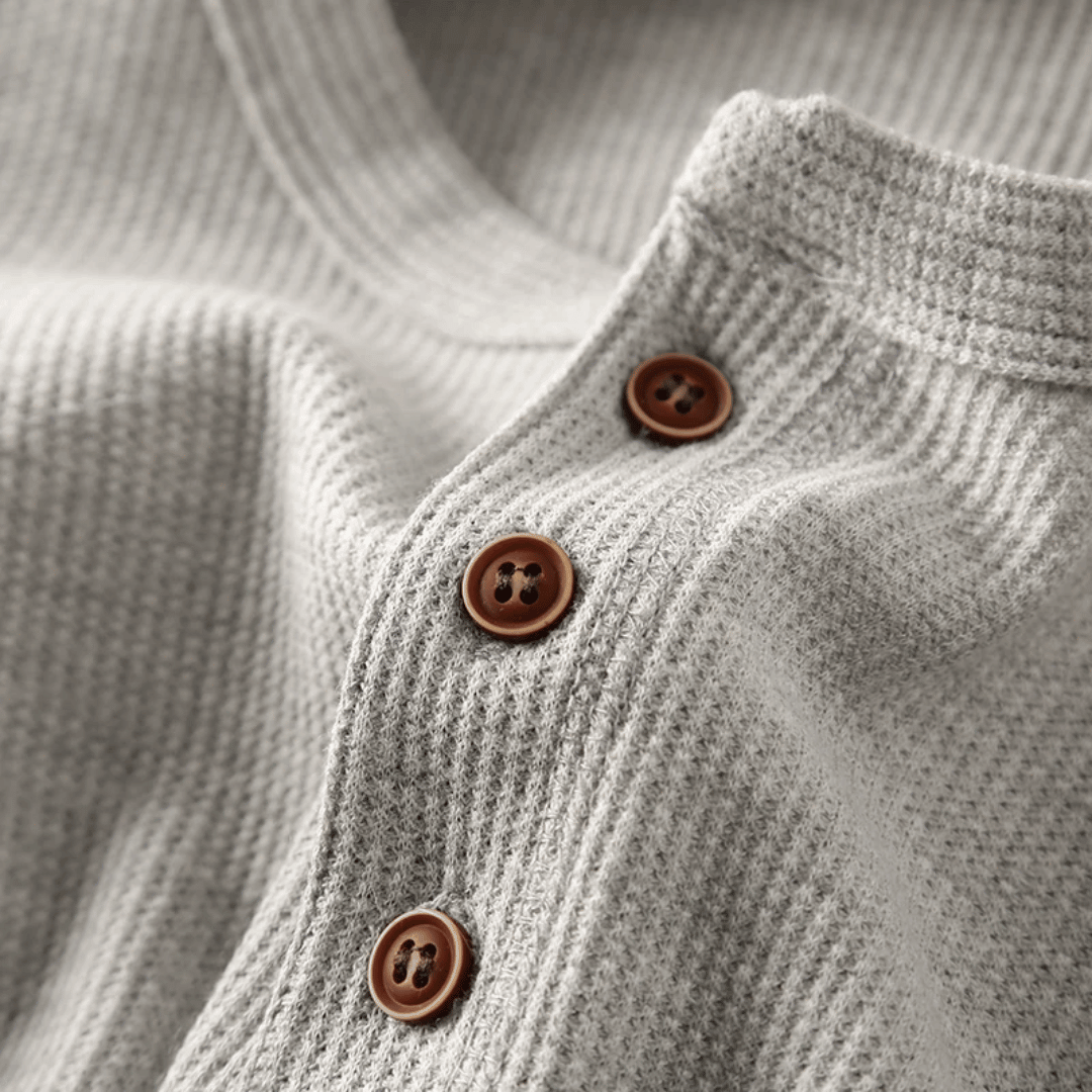 Men's Soft Henley Neck Shirt