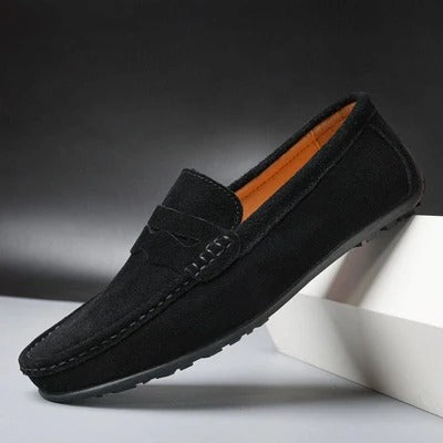 Straps Loafers with Classic Top Band