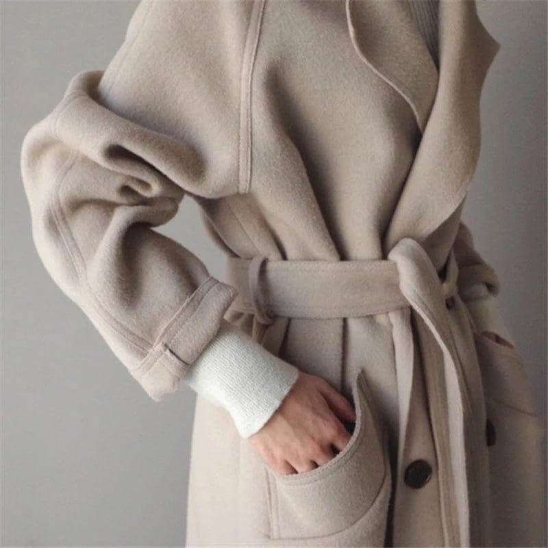 Long Double-Breasted Coat