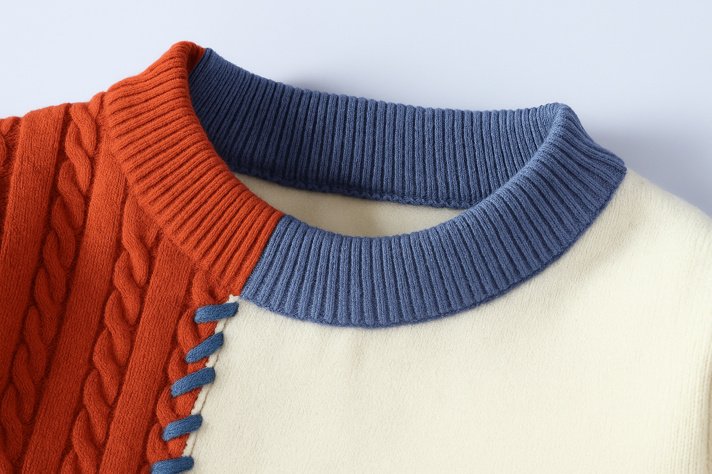 FRESH LABEL | Arty Patch Sweater (FINAL SALE)