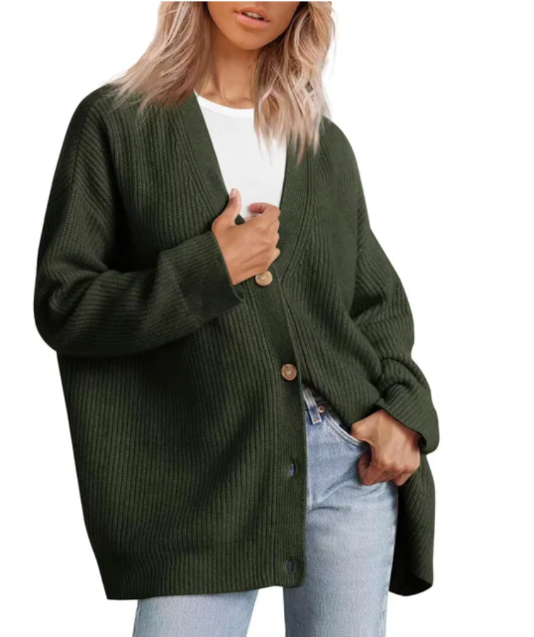 Women's V-Neck Cardigan