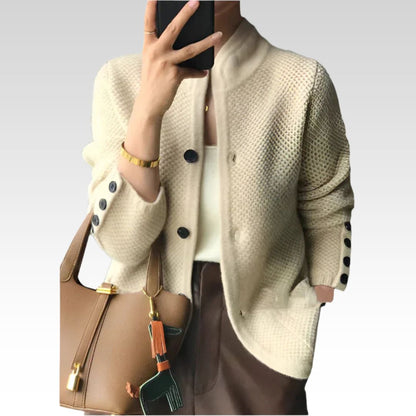 Abigail | Women's Chunky Knit Cardigan | Button-Front