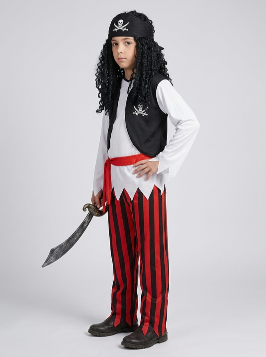 Jack | Kids' Pirate Costume | Striped Trousers