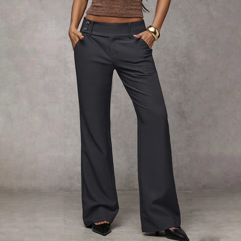 Emma | Damen elegante Flare Anzughose