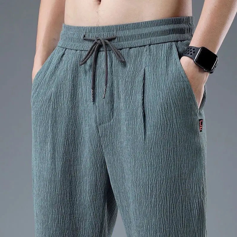 Finn | Herren Kühle Leinen-Jogginghose