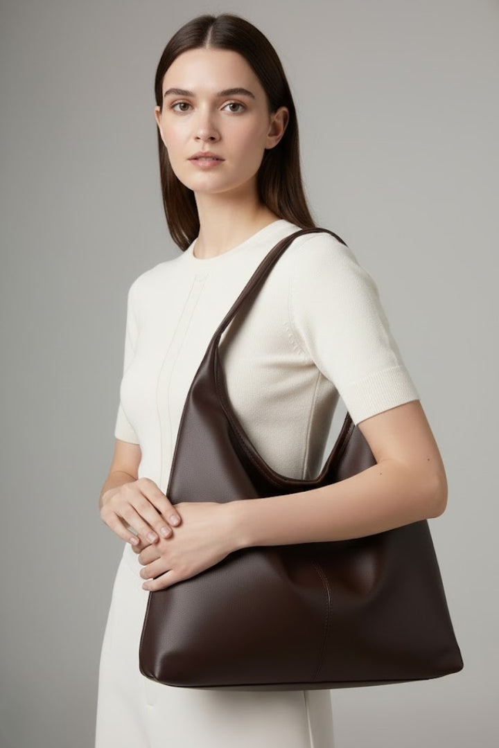 Daisy | Classic Tote Bag in Faux Leather