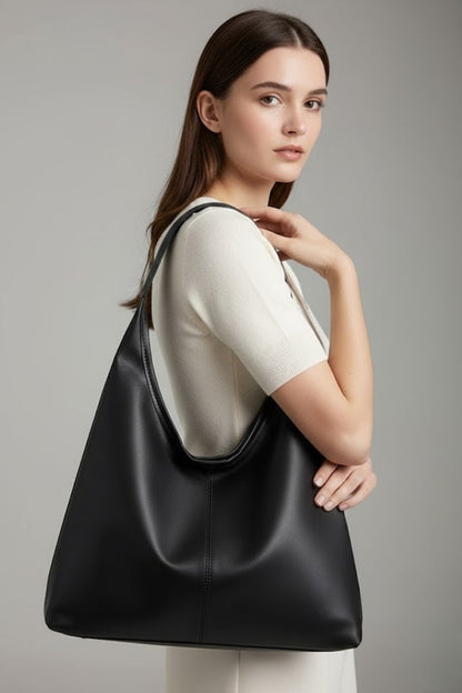 Daisy | Classic Tote Bag in Faux Leather