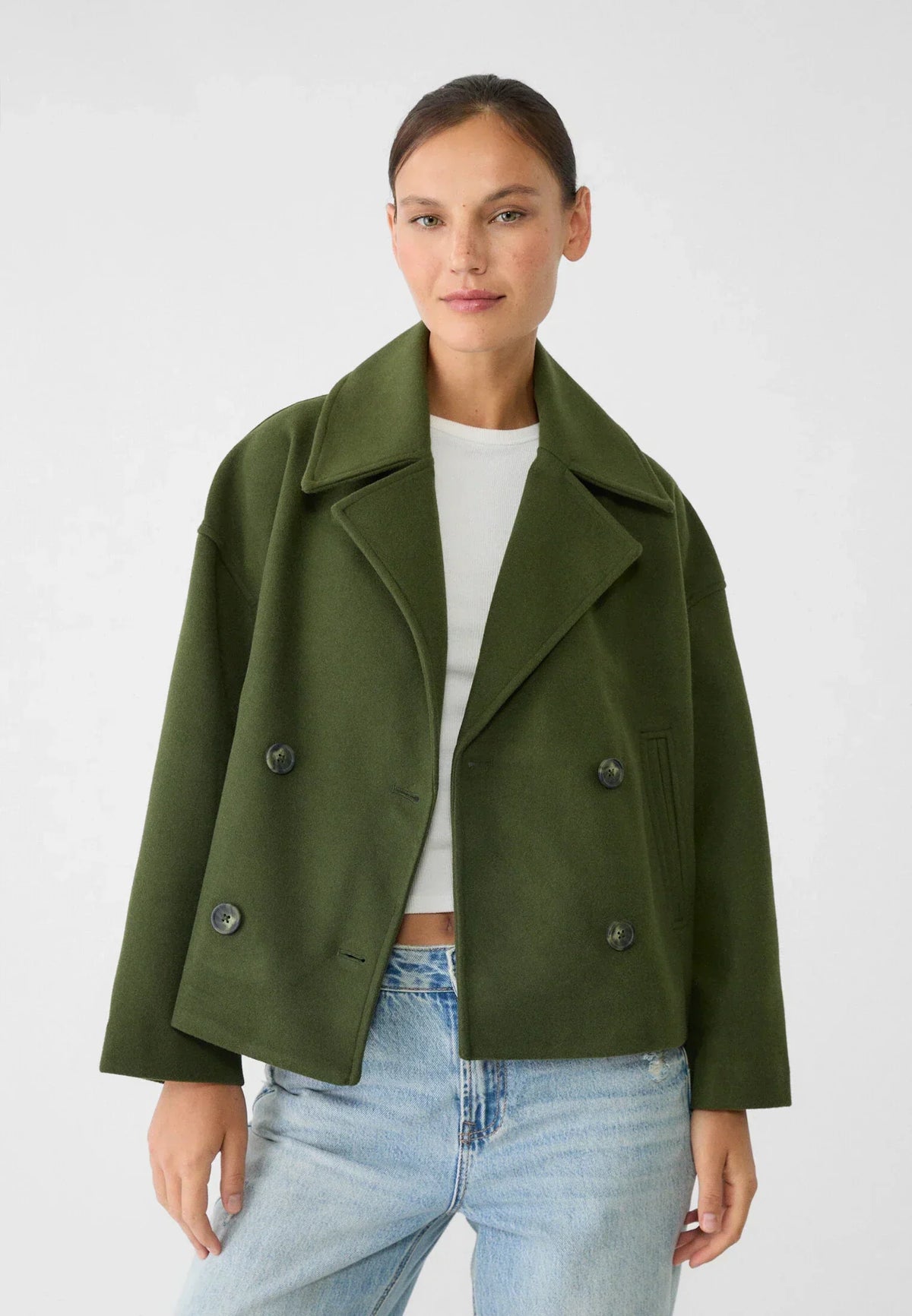Damen Jacke mit Zweireihige & Elegant Locker | Fudus