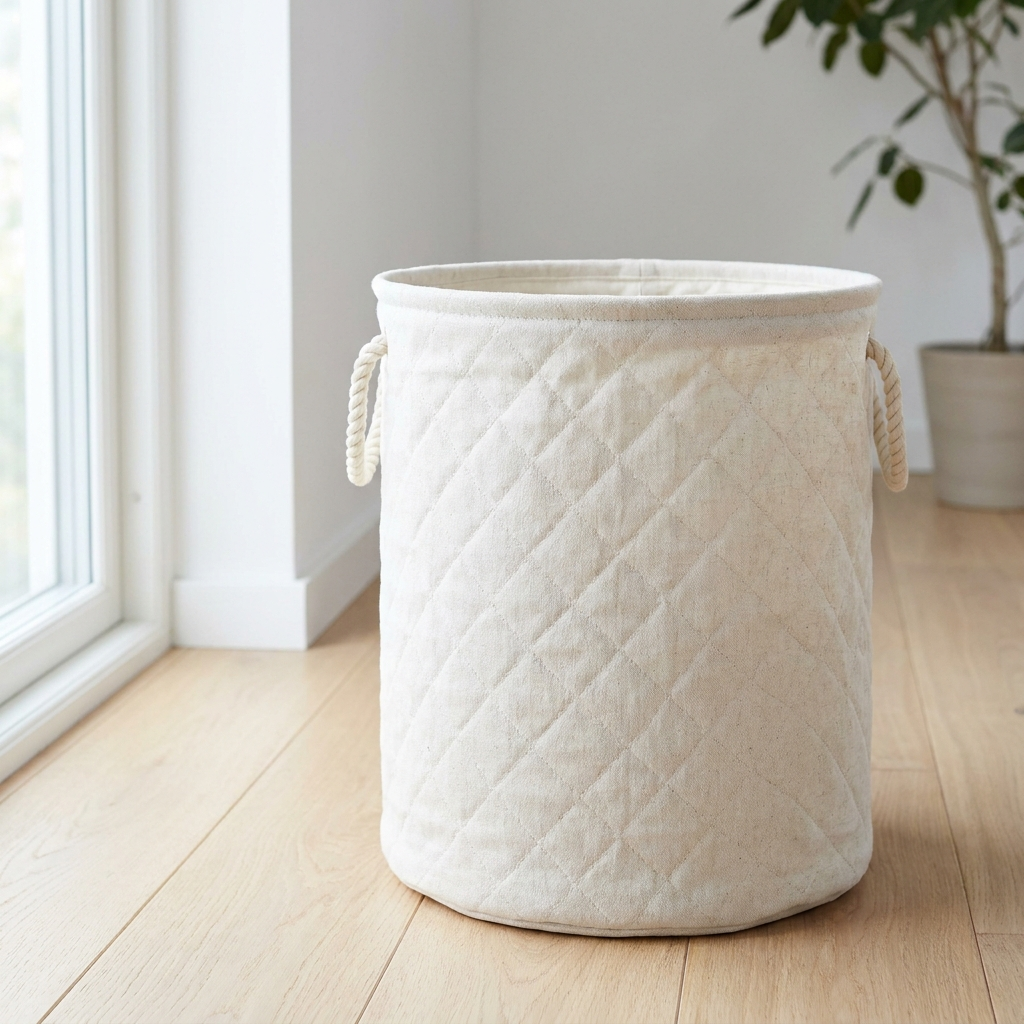 Bloom Ivory Classic Laundry Basket
