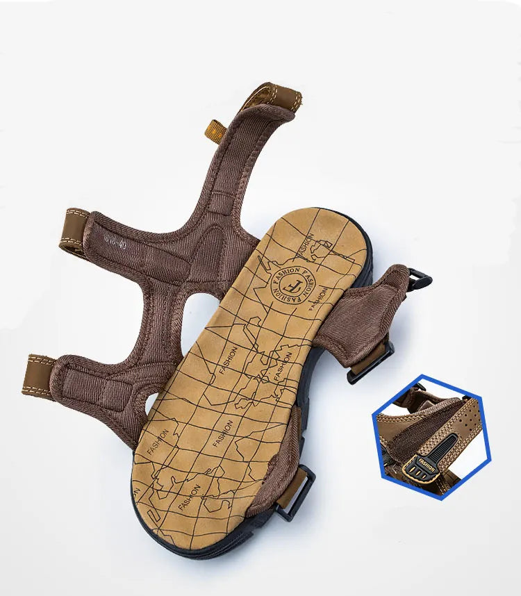 Hudson | Ondersteunende sandalen met klitterband voor mannen en vrouwen