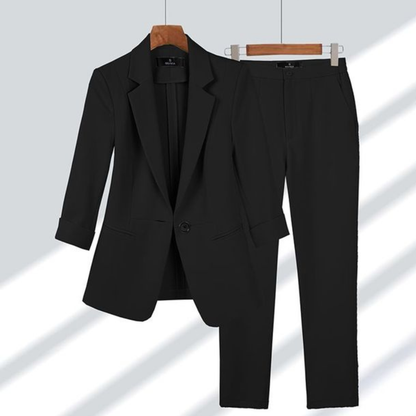 Ida | Damen Slim-Fit Blazer und Hosen Set