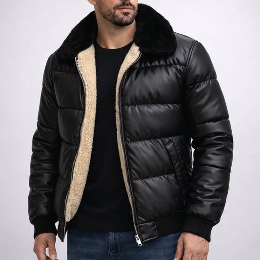 Byron Faux Fur Collar Puffer Jacket